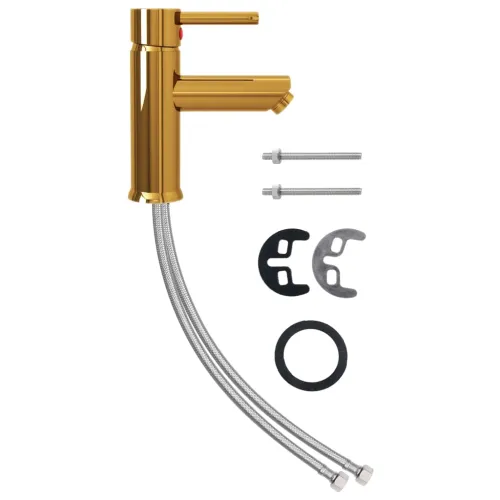 Kupaonska slavina za Lavabo - Umivaonik zlatna 130 x 176 mm - Zlatno Zlatno Cijena