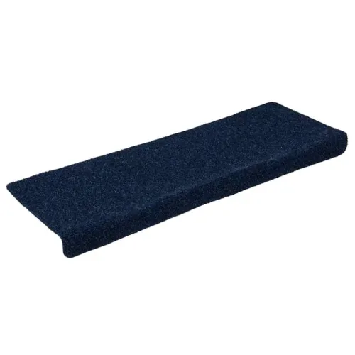 Prostirke za stepenice samoljepljive 15 kom 65x21x4 cm tamnoplave pravokutne rubove - Mornarsko plava 15 Cijena