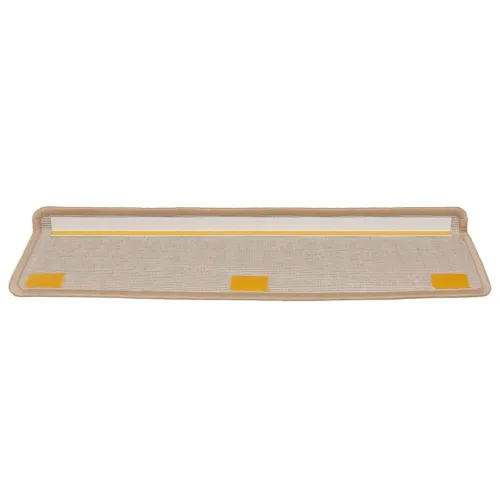 Prostirke za stepenice 15 kom 65x21x4 cm zlatne pravokutne rubove - Zlatno 15 Cijena