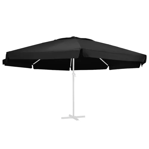 Zamjenska tkanina za vrtni suncobran crna 610 cm - Crna Φ 610 cm 1 Crna Cijena
