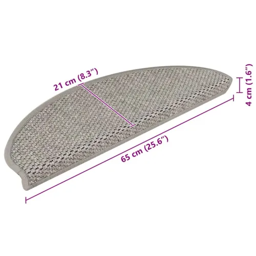 Ljepljivi tepisi za stepenice 15 kom 65x21x4 cm srebrni - Srebrno 65 x 21 x 4 cm 15 Cijena