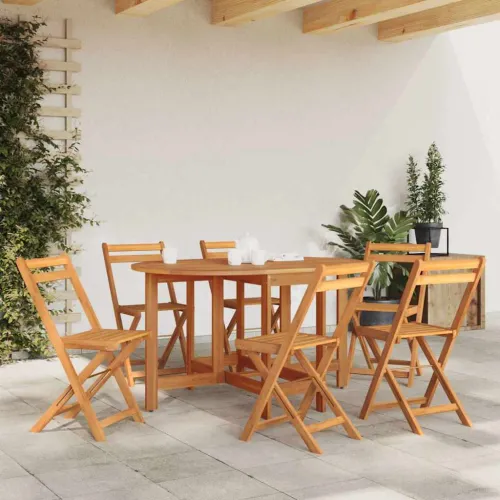 Vrtni stol od masivnog bagremovog drva 130 x 90 x 72 cm - 1 Stol od 130 cm Cijena