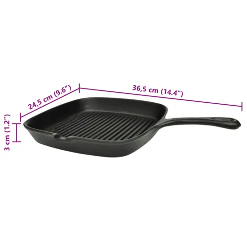 Grill Tava Lijevano Željezo 24x23 cm Cijena
