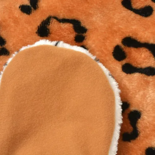 Tepih Leopard od Pliša 139 cm Smeđi - Smeđa 139 cm Cijena
