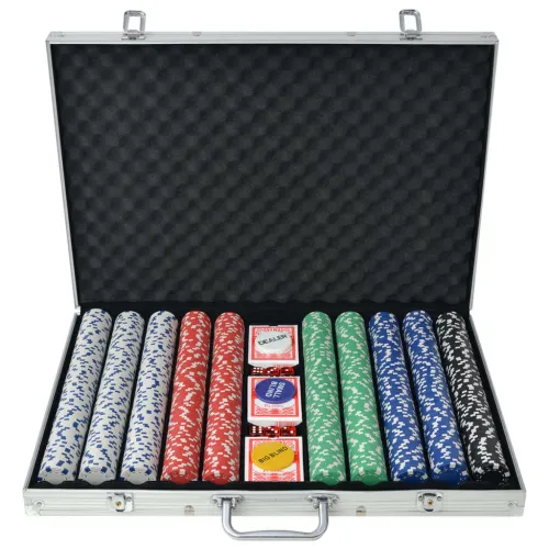 Set za Poker s 1000 Žetona Aluminijum - 4 1000 Cijena