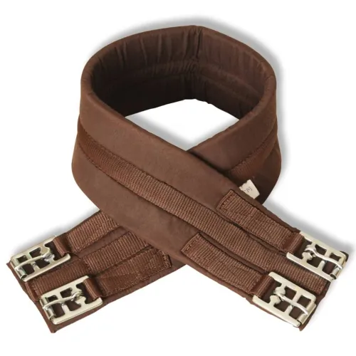 Sedlo za Jahanje Komplet 17,5 ” od Prave Kože Smeđe 12 cm 5 u 1 - Smeđa 12 cm Cijena