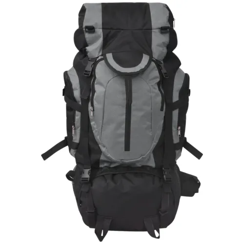 Ruksak za planinarenje XXL 75 L crno-sivi - Siva 75 l 1 Siva Cijena