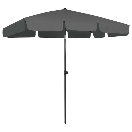 Suncobran za plažu antracit 200 x 125 cm - Antracit 200 x 125 cm Cijena