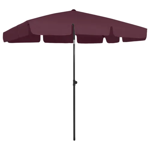 Suncobran za plažu bordo 200 x 125 cm - Bordo crvena 200 x 125 cm Cijena