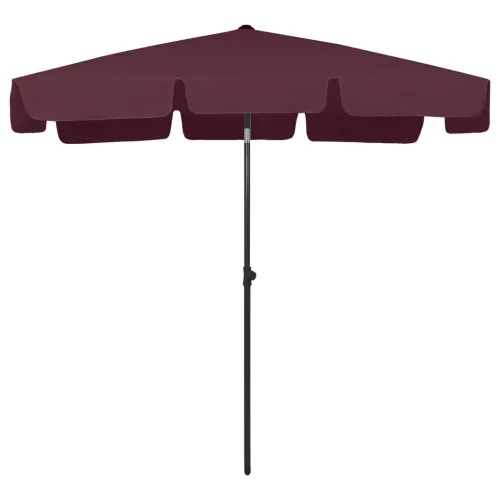 Suncobran za plažu bordo 200 x 125 cm - Bordo crvena 200 x 125 cm Cijena