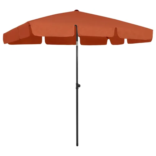 Suncobran za plažu terakota 200 x 125 cm - Terakota 200 x 125 cm 1 Terakota Cijena
