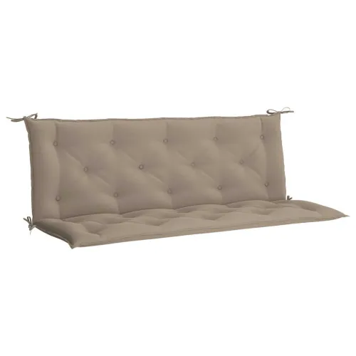 Jastuk za vrtnu klupu smeđesivi 150x(50+50)x7 cm tkanina Oxford - Sivo-smeđa 150 cm Cijena