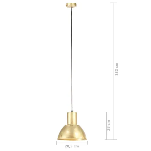 Viseća svjetiljka 25 W mjedena okrugla 28,5 cm E27 - Mjed Ø 28.5 cm 1 1 Cijena