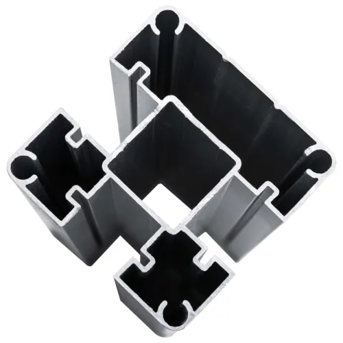 Panel za ogradu WPC 95 x (105 - 180) cm sivi - Siva 1 1 zaslonjena sekcija Cijena