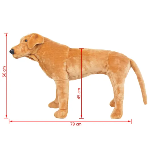 Samostojeći plišani labrador svjetlosmeđi XXL - labrador pas Labrador pas Cijena