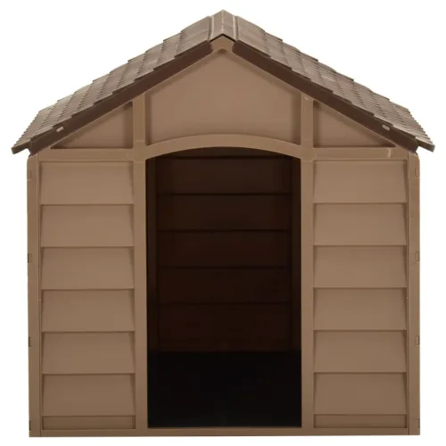 Kućica za pse smeđa 71 x 71,5 x 68 cm PP - 71 x 71.5 x 68 cm Cijena
