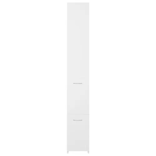 Kupaonski ormarić bijeli 25x26,5x170 cm od konstruiranog drva - Bijela Cijena