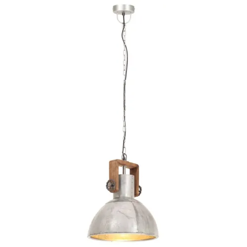 Industrijska viseća svjetiljka 25 W srebrna okrugla 30 cm E27 - Srebrno Ø 30 cm 1 1 Cijena