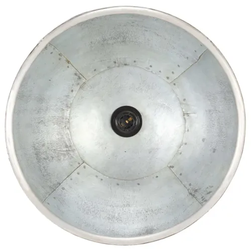 Industrijska viseća svjetiljka 25 W srebrna okrugla 30 cm E27 - Srebrno Ø 30 cm 1 1 Cijena
