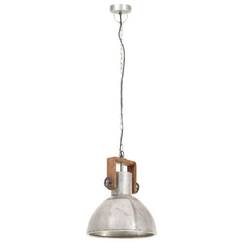 Industrijska viseća svjetiljka 25 W srebrna okrugla 30 cm E27 - Srebrno Ø 30 cm 1 1 Cijena