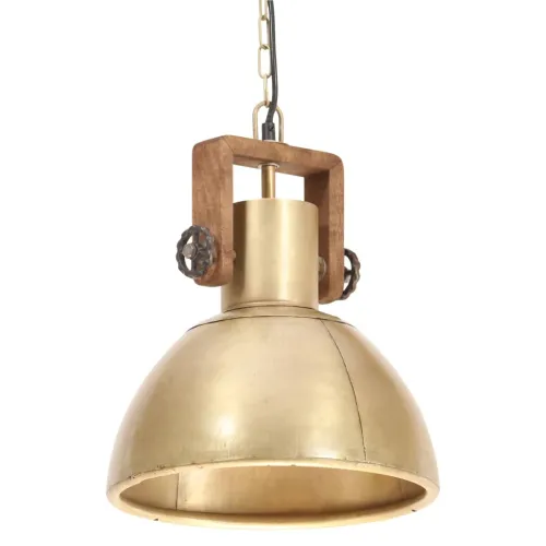 Industrijska viseća svjetiljka 25 W mjedena okrugla 30 cm E27 - Mjed Ø 30 cm 1 1 Cijena