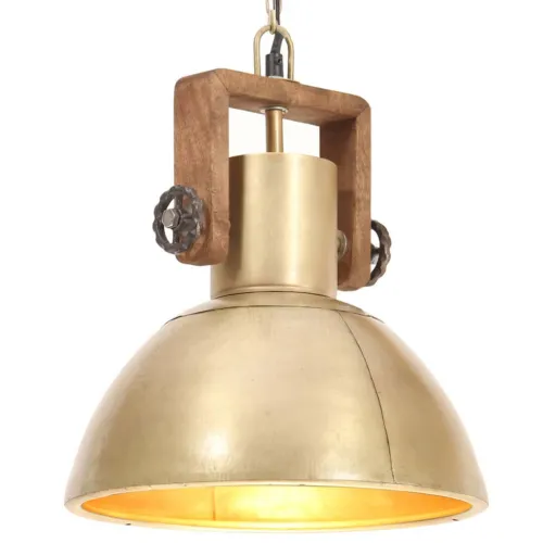 Industrijska viseća svjetiljka 25 W mjedena okrugla 30 cm E27 - Mjed Ø 30 cm 1 1 Cijena