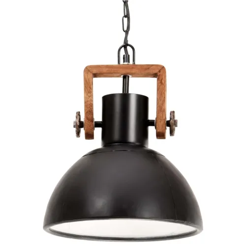 Industrijska viseća svjetiljka 25 W crna okrugla 30 cm E27 - Crna Ø 30 cm 1 1 Cijena