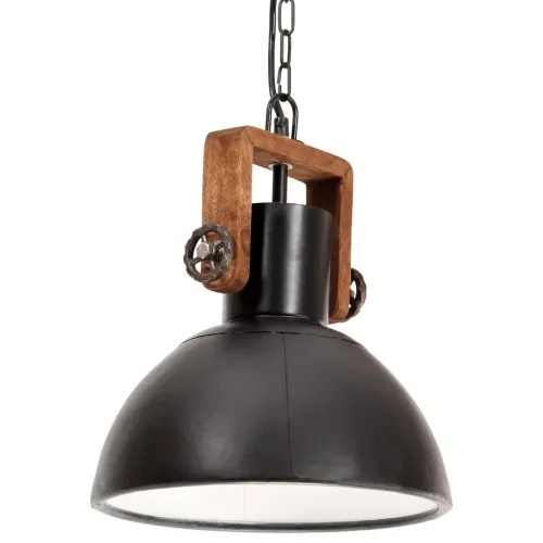 Industrijska viseća svjetiljka 25 W crna okrugla 30 cm E27 - Crna Ø 30 cm 1 1 Cijena