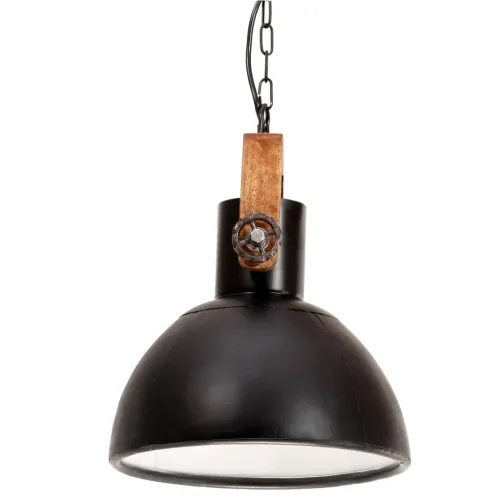 Industrijska viseća svjetiljka 25 W crna okrugla 30 cm E27 - Crna Ø 30 cm 1 1 Cijena
