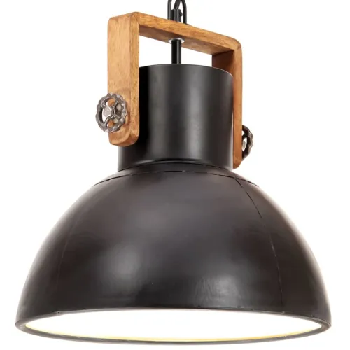 Industrijska viseća svjetiljka 25 W crna okrugla 30 cm E27 - Crna Ø 30 cm 1 1 Cijena