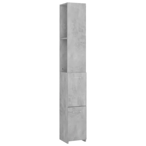 Kupaonski ormarić boja betona 25x26,5x170 cm konstruirano drvo - Beton siva 1 1 Beton siva Cijena
