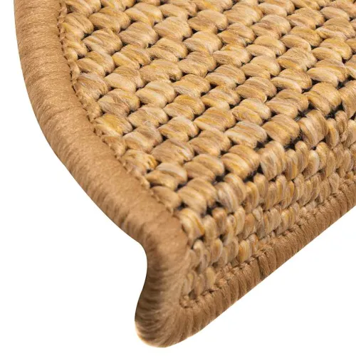 Samoljepljivi otirači za stube 15 kom 56x17x3 cm boja sisala - Sisal 56 x 17 x 3 cm 15 Cijena