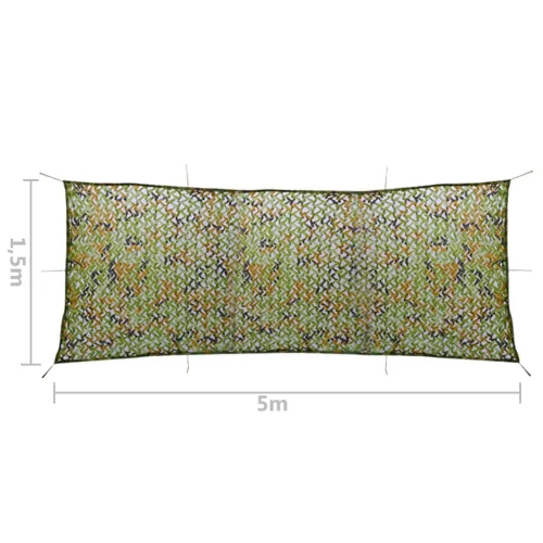 Kamuflažna mreža s torbom za pohranu 1,5 x 5 m zelena - Zelena 150 x 500 cm Cijena