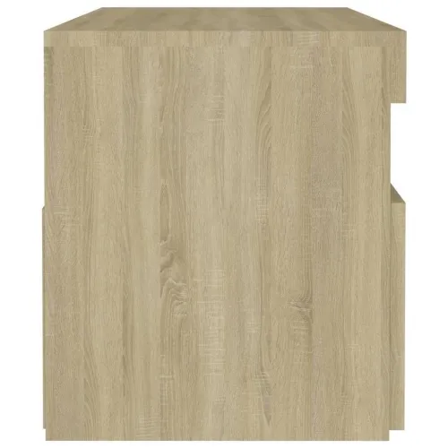 Noćni ormarić LED boja hrasta sonome 60 x 35 x 40 cm drveni - Sonoma hrast 1 Cijena