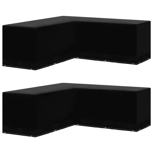 Navlake za vrtni namještaj L-oblik 12 ušica 2 kom 250x250x90 cm - 250 x 250 x 90 cm 2 Cijena