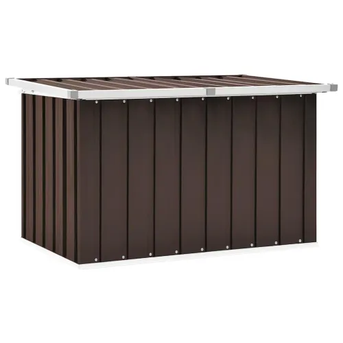 Vrtna kutija za pohranu smeđa 109x67x65 cm - Smeđa 109 x 67 x 65 cm Smeđa 109 x 67 x 65 cm Cijena
