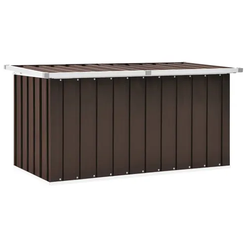 Vrtna kutija za pohranu smeđa 129x67x65 cm - Smeđa 129 x 67 x 65 cm Smeđa 129 x 67 x 65 cm Cijena
