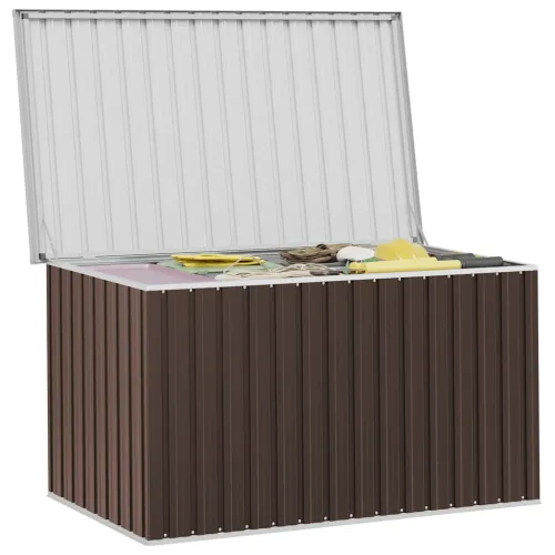 Vrtna kutija za pohranu smeđa 171 x 99 x 93 cm - Smeđa 171 x 99 x 93 cm Smeđa 171 x 99 x 93 cm Cijena