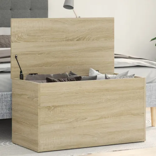 Škrinja za pohranu boja hrasta 84x42x46 cm konstruirano drvo - Sonoma hrast 84 x 42 x 46 cm Cijena