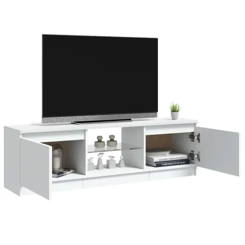 TV ormarić s LED svjetlima bijeli 120 x 30 x 36 cm - Bijela 120 x 30 x 36 cm 1 Cijena