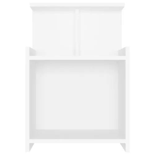 Noćni ormarići 2 kom bijeli 40 x 35 x 60 cm konstruirano drvo - Bijela 2 Bijela 2 Cijena