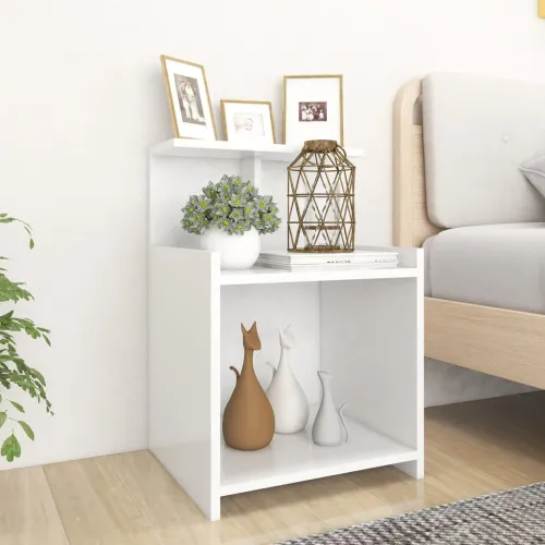 Noćni ormarići 2 kom bijeli 40 x 35 x 60 cm konstruirano drvo - Bijela 2 Bijela 2 Cijena