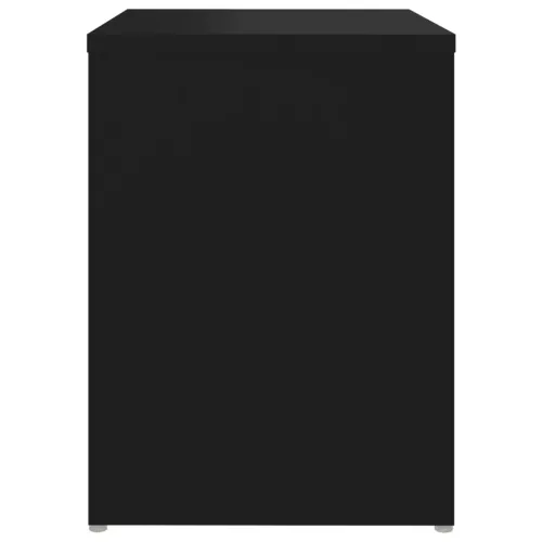 Noćni ormarić crni 40 x 30 x 40 cm od konstruiranog drva - Crna 1 Crna 1 Cijena