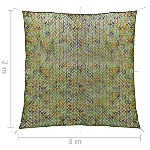 Kamuflažna mreža s torbom za pohranu 2 x 3 m zelena - Zelena 200 x 300 cm Cijena