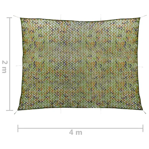 Kamuflažna mreža s torbom za pohranu 2 x 4 m zelena - Zelena 200 x 400 cm Cijena