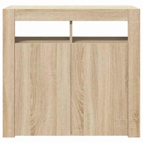Komoda s LED svjetlima boja hrasta sonome 80 x 35 x 75 cm - Sonoma hrast 80 x 35 x 75 cm Cijena