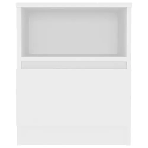 Noćni ormarići 2 kom bijeli 40 x 40 x 50 cm konstruirano drvo - Bijela 2 Cijena