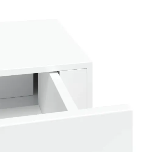 Zidna polica s ladicom bijela 40 x 23,5 x 10 cm MDF - Bijela 40 x 23.5 x 10 cm 1 Cijena