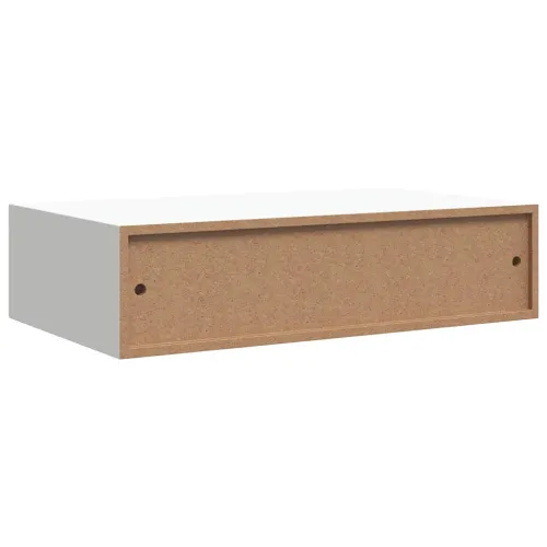 Zidne police s ladicom 2 kom bijele 40 x 23,5 x 10 cm MDF - Bijela 40 x 23.5 x 10 cm 2 Cijena
