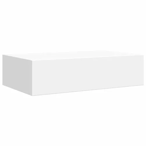 Zidne police s ladicom 2 kom bijele 40 x 23,5 x 10 cm MDF - Bijela 40 x 23.5 x 10 cm 2 Cijena